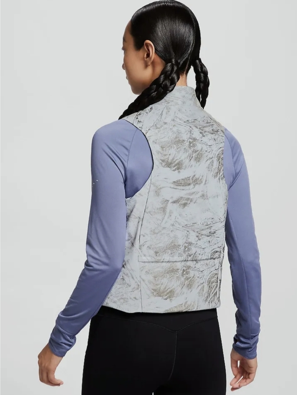NWT Nike Swift Therma-FIT ADV Running Vest Women Marble Gray $160 - Picture 5 of 16